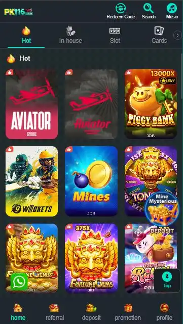 pk116 game apps
